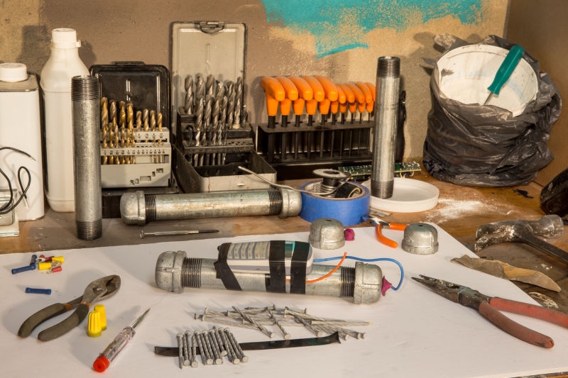 This is a picture of a pipe bomb